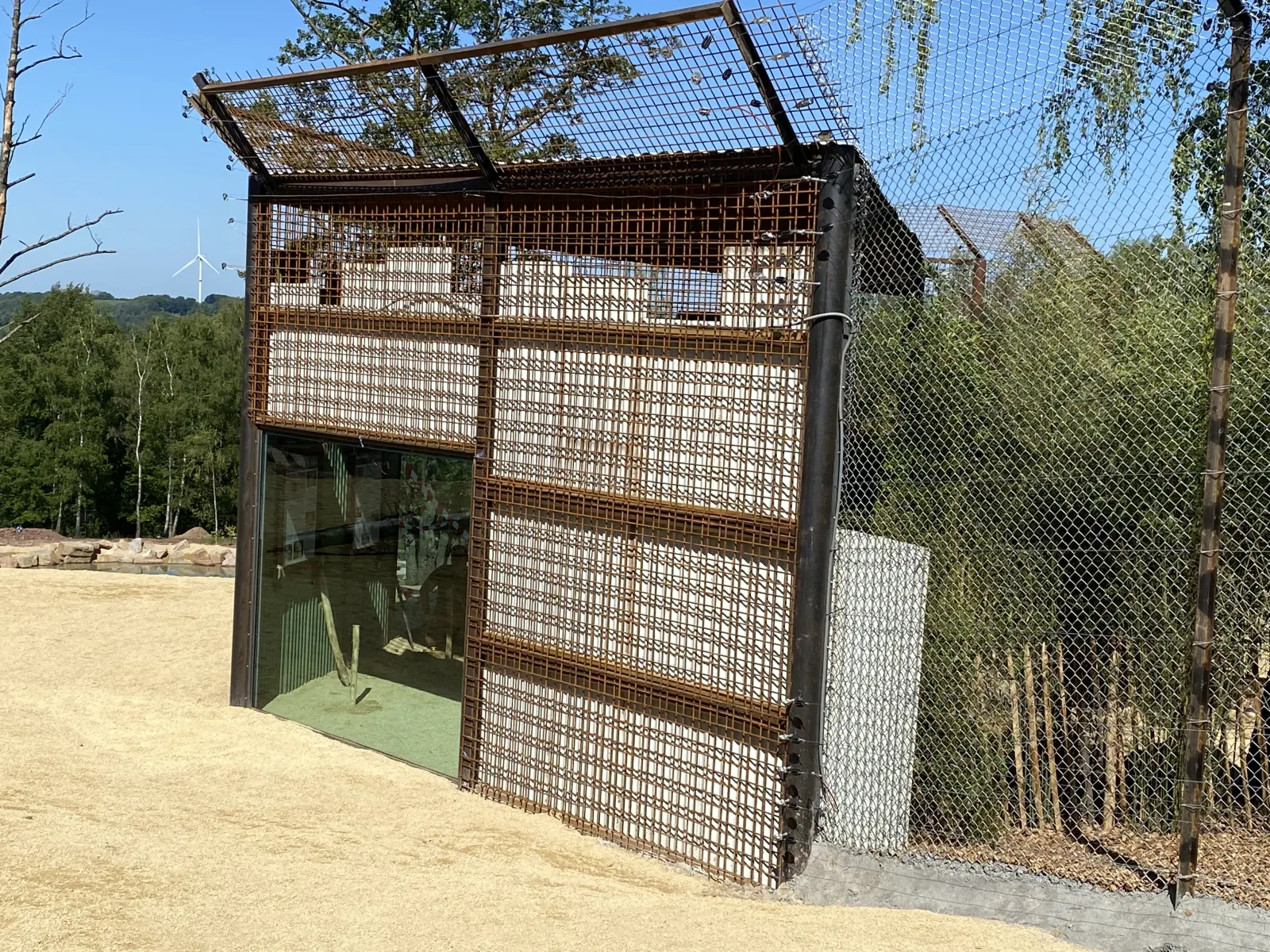 Réalisation métallique spécifique pour parc animalier