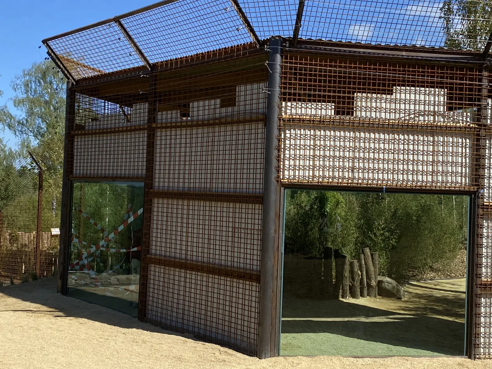 Réalisation métallique spécifique pour parc animalier