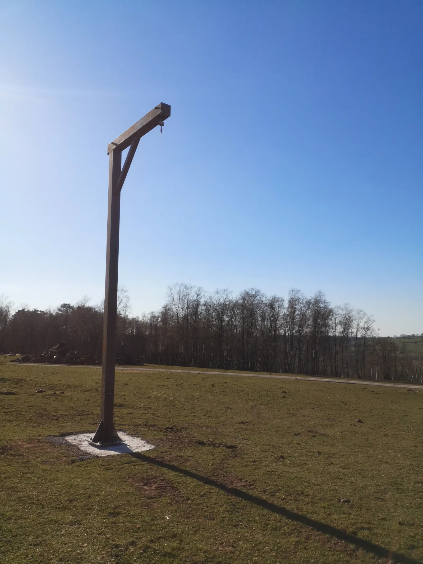 Structure métallique pour girafes réalisée par Design Ferronnerie
