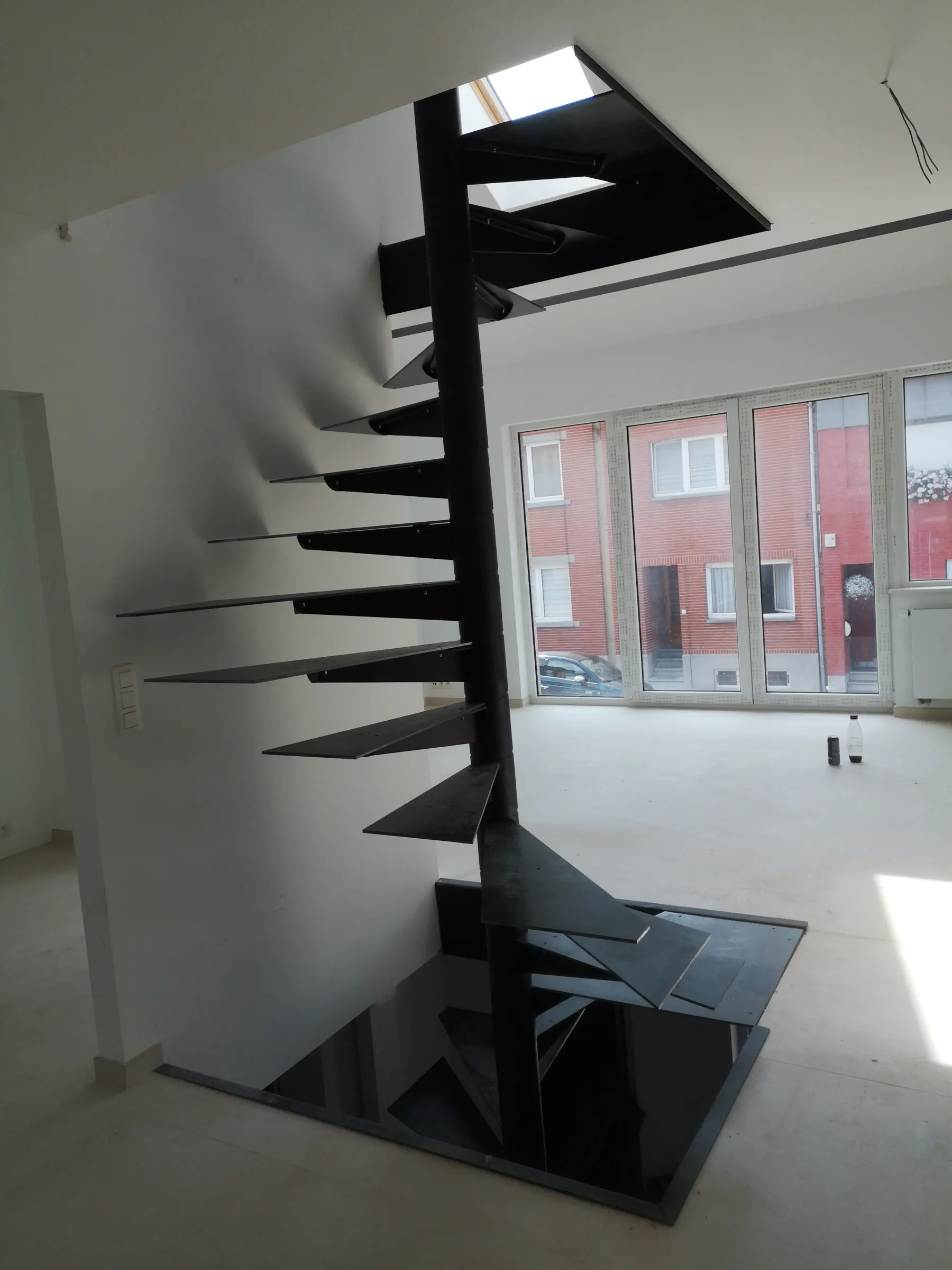 Escalier colimaçon métallique réalisé sur mesure